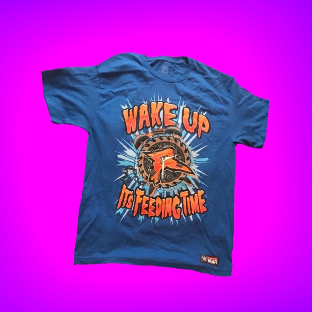 WWE Wake Up it’s Feeding Time Blue T-Shirt Ryback
